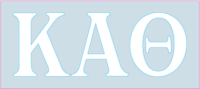 White Decal - Kappa Alpha Theta