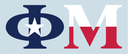 Phi Mu- Texas Flag Decal