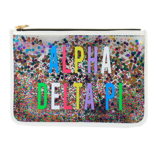 Confetti Cosmetic Bag - Alpha Delta Pi