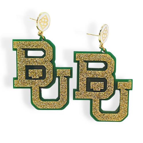 Baylor Logo Earrings