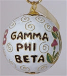 Kitty Keller Christmas Ornament - Gamma Phi Beta