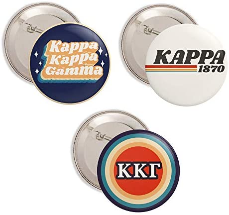 Retro Buttons- Kappa Kappa Gamma