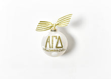 Coton Colors Gold Glitter Ornament - Alpha Gamma Delta