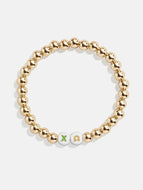 Metal Bead Bracelet- Chi Omega