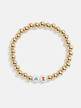 Metal Bead Bracelet- Delta Zeta