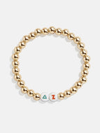 Metal Bead Bracelet- Delta Zeta