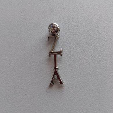 Drop With Rhinestone - Zeta Tau Alpha