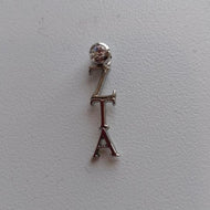Drop With Rhinestone - Zeta Tau Alpha