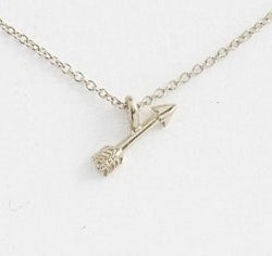 Dogeared Mascot Necklace - Arrow