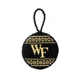 Needlepoint Ornament - Wake Forest