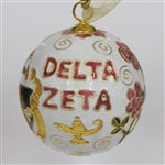 Kitty Keller Christmas Ornament - Delta Zeta