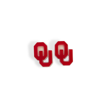 Crimson and White OU Studs