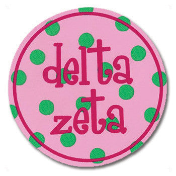 Circle Bumper Sticker - Delta Zeta