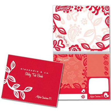 Sticky Tab Book - Alpha Omicron Pi