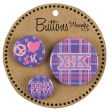 Button Set - Sigma Kappa