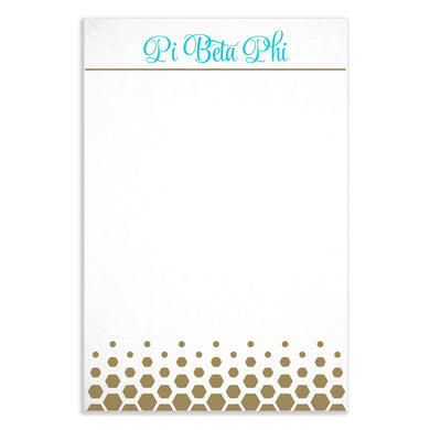 Gold Dot Notepad - Pi Beta Phi