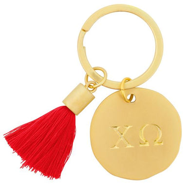 Tassel Keychain - Chi Omega