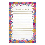 Floral Notepad - Delta Gamma