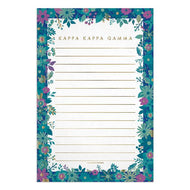 Floral Notepad - Kappa Kappa Gamma