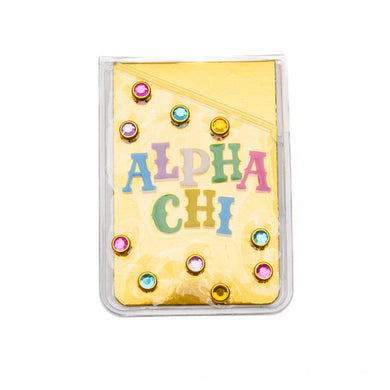 Bling Phone Wallet- Alpha Chi Omega