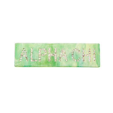 Rhinestone Hair Clip- Alpha Chi Omega