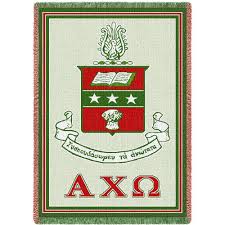 Limited Edition Afghan Blanket - Alpha Chi Omega