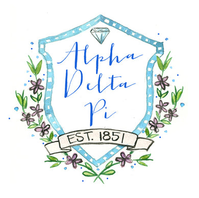 Crest Decal - Alpha Delta Pi