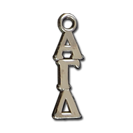 Small Vertical Letter Drop - Alpha Gamma Delta