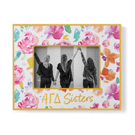 Floral Frame- Alpha Gamma Delta