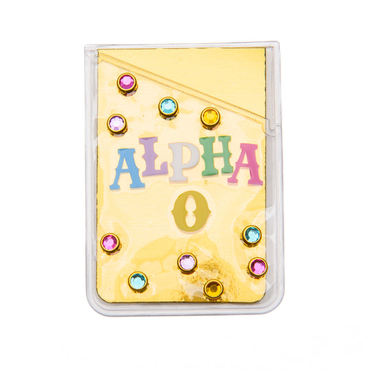 Bling Phone Wallet- Alpha Omicron