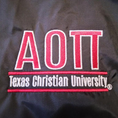 Charles River Rain Jacket - Alpha Omicron Pi - Texas Christian University