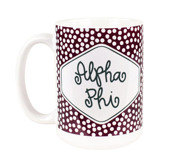 Small Dot Mug - Alpha Phi