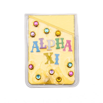 Bling Phone Wallet- Alpha Xi Delta