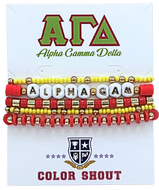 Bracelet Mega Stack- Alpha Gamma Delta