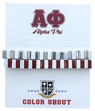 Enamel Tile Bracelets- Alpha Phi