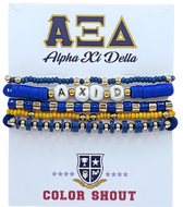 Bracelet Mega Stack- Alpha Xi Delta