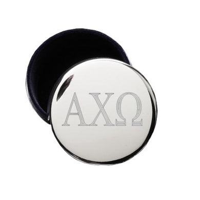 Circle Pin Box - Engraved Letters