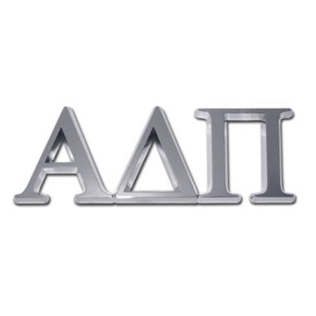 Chrome Auto Emblem - Alpha Delta Pi