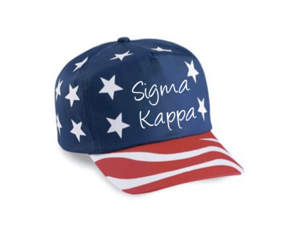 American Flag Hat - Sigma Kappa
