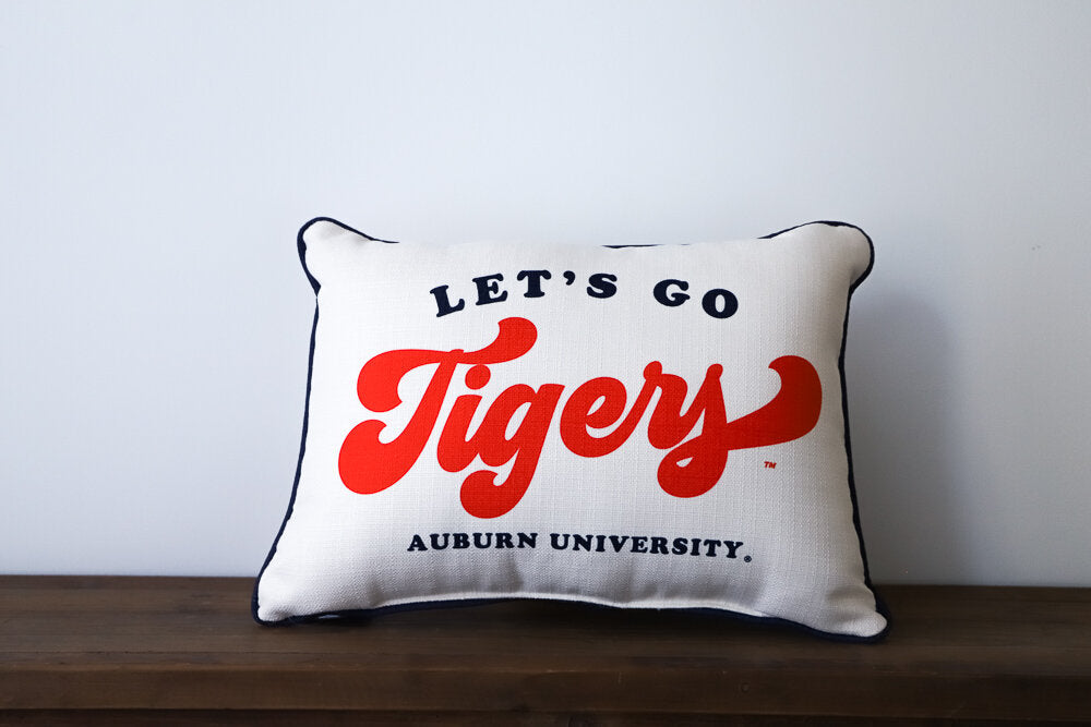 Let’s Go Tigers Pillow (Auburn)