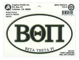 Fraternity Euro Decal - Beta Theta Pi