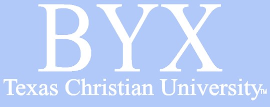 White TCU Car Decal - BYX - Brothers Under Christ
