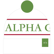 Knit Beanie - Alpha Gamma Delta