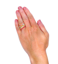 Set of 4 Stack Rings- Chi Omega