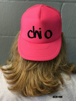 Highlighter Baseball Hats - Chi Omega