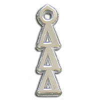 Small Vertical Letter Drop - Delta Delta Delta