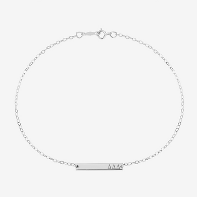 Horizontal Bar Bracelet- Delta Delta Delta