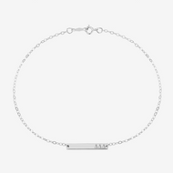Horizontal Bar Bracelet- Delta Delta Delta