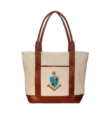 Needlepoint Tote Bag - Delta Delta Delta