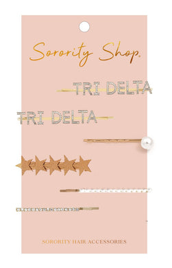 Hair Clip Set - Delta Delta Delta